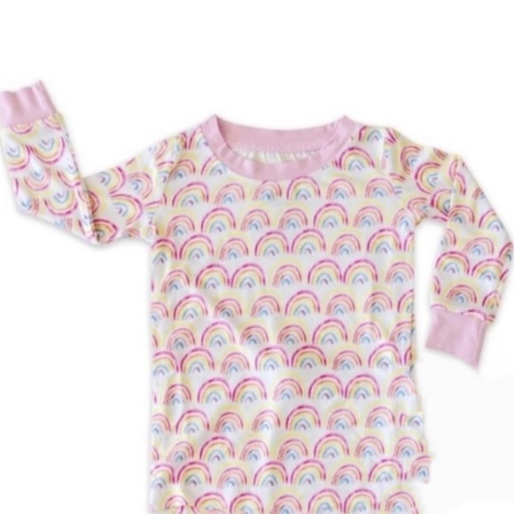 Little Sleepies Other - Little Sleepies Pastel Rainbow Bamboo Pajama Top